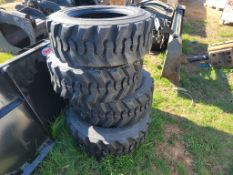 Forerunner Skid Steer Tires 'Set of 4 - NEW'