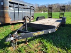 2013 Pequea 1016 Skid Steer Trailer 'NO TITLE'
