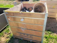 Crate Lot Plastic Pipe Fittings