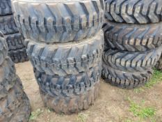 Forerunner SKS1 Skid Steer Tires on Wheels 'Set of 4 - New'
