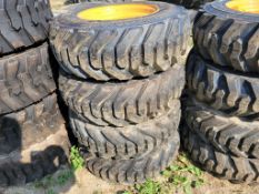 Forerunner SKS8 Skid Steer Tires 'Set of 4 - New'