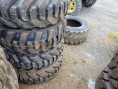 Forerunner SKS8 Skid Steer Tires on Wheels 'Set of 4 - New'
