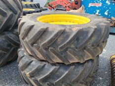 Michelin 540/65-R34 Tires on Wheels