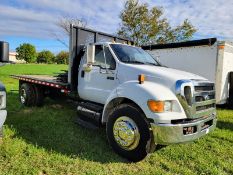 2009 Ford F650 Flat Bed Truck 'Title Coming'