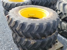Firestone 14.928 Tires on Wheels