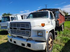 1990 Ford F600 Grain Dump Truck 'Title Coming'