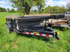2024 Big Tex 14LP14BK6SIRPD Bumper Pull Dump Trailer 'Title in the Office'