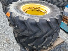 Continental 380/85R24 Tires on Wheels