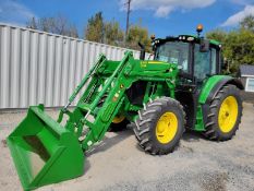 2023 John Deere 6120M Cab Loader Tractor 'Elite Ride & Drive - Drive Train Guarantee'