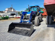 2012 New Holland TS6.125 Cab Loader Tractor 'Ride & Drive - Drive Train Guarantee'