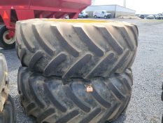 Michelin 710/75R42 Tires on Wheels