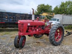 Farmall M Antique Tractor 'AS-IS - For Parts or Repair'