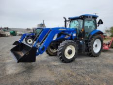 2018 New Holland T6.155 Cab Loader Tractor 'Ride & Drive - Drive Train Guarantee'