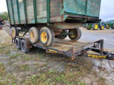 2007 Pequea MP18 Skid Steer Trailer 'NO TITLE'