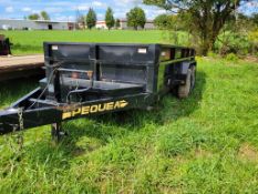 2021 Pequea C2500 Bumper Pull Dump Trailer 'Title DELAY'