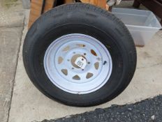 Rainer ST 225/75R15 Trailer Tire on Rim