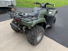 2016 Honda Rancher 420 ATV 'Certificate of Origin'