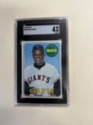 1969 Topps #190 Wilie Mays Rated 4