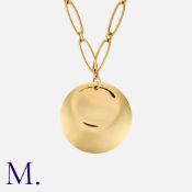 TIFFANY & CO, An Elsa Peretti Round Circle Necklace in 18 carat yellow gold, comprising a series