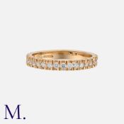 ALAN MARTIN GARD, A Diamond Ring in 18 carat rose gold, set with round brilliant cut diamonds.