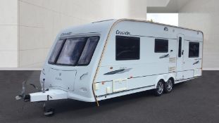 ELDDIS CRUSADER SUPER STORM CARAVAN 2008 ( 6 BERTH ) * CRIS CHECKED * TWIN AXLE !!!!