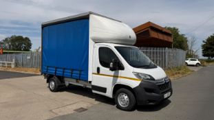 CITROEN RELAY 2.2 (2022 22 REG) BLUEHDI 35 PLUS CURTAIN SIDE L3 * EURO 6 1 OWNER * TAIL LIFT !!!