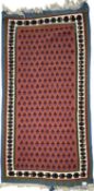QASHQAI KILIM RUG, MID 20TH CENTURY
