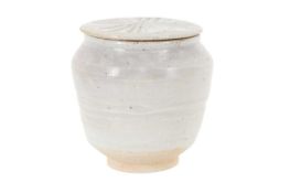 CHINESE POTTERY QINGBAI LIDDED JAR, SONG OR YUAN DYNASTY