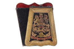 ROYAL ARTILLERY OFFICERS SABRETACHE, 19TH CENTURY