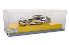 CHARLES III SILVER BUGATTI LA VOITURE NOIRE, MAKER ASPREY OF LONDON, LONDON 2024