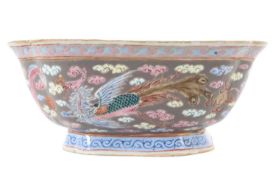 CHINESE STONEWARE BOWL, LATE 19TH CENTURY