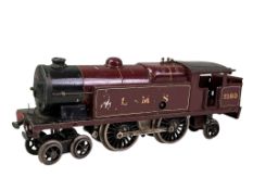 HORNBY TINPLATE L.M.S. LOCOMOTIVE, MID 20TH CENTURY