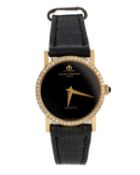 BAUME & MERCIER, EIGHTEEN CARAT GOLD CASED WRIST WATCH