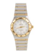 OMEGA CONSTELLATION, STAINLESS STEEL QUARTZ WRIST WATCH