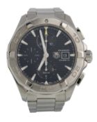 TAG HEUER AQUARACER, STAINLESS STEEL AUTOMATIC WRIST WATCH