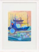 * IRENE HALLIDAY (SCOTTISH 1931 - 2023), NIGHT FISHING