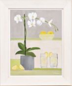 * NANCY MORONEY, STILL LIFE WITH ORCHIDS
