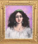 * MARY GALLAGHER (SCOTTISH b. 1953), PORTRAIT OF A WOMAN