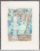 * CAROLA GORDON (SCOTTISH b. 1940), FRONT GARDEN, ANN STREET (EDINBURGH)