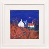 * JANE DUCKFIELD (BRITISH 1944 -2016), MOON OVER KILCHOAN, ARDNAMURCHAN