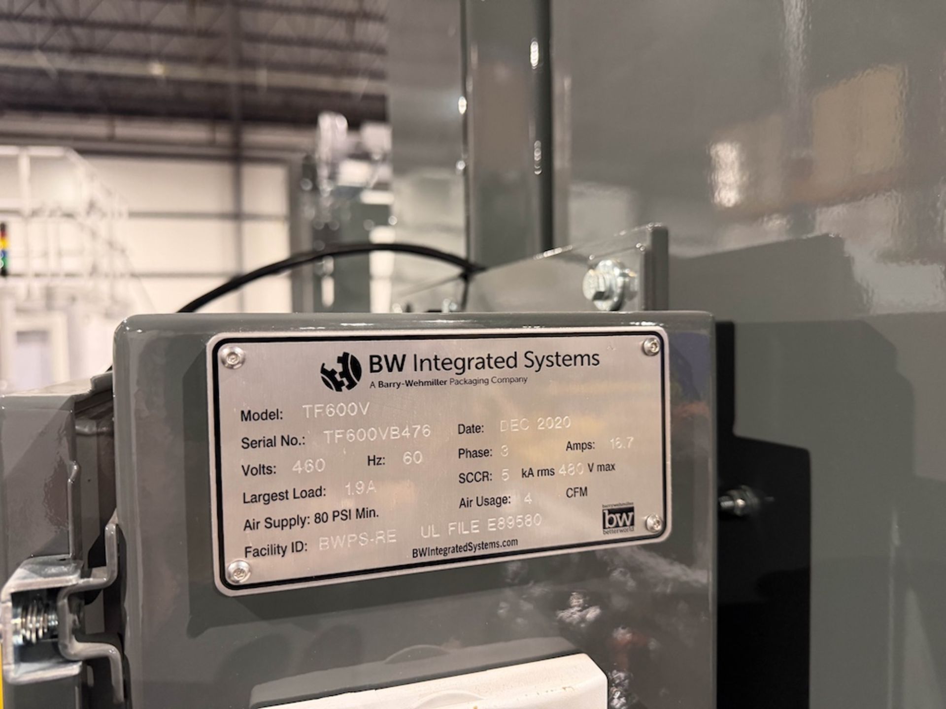 BW Integrated Systems Corrugated Tray Former, New in 2020 - Image 9 of 12