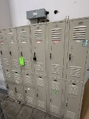 Republic Storage Systems Lot of Tan 2-Tier Employee Lockers
