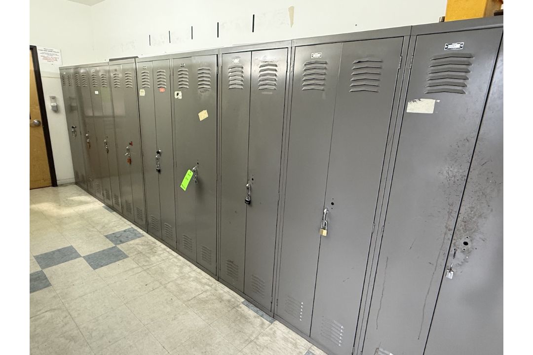 Lot of Gray Single-Tier Employee Lockers - Image 2 of 5
