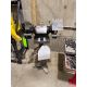 Dayton 8 in Double-End Bench Grinder on Pedestal Stand - Image 1 of 5