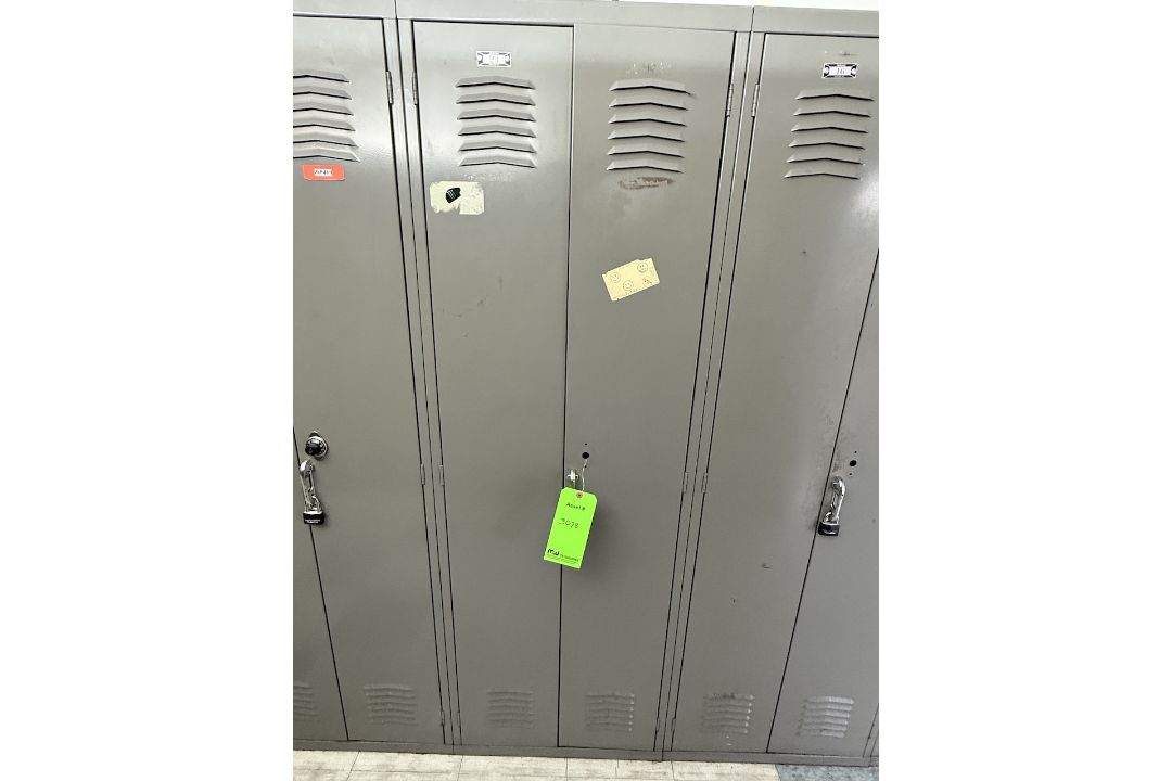 Lot of Gray Single-Tier Employee Lockers - Image 4 of 5