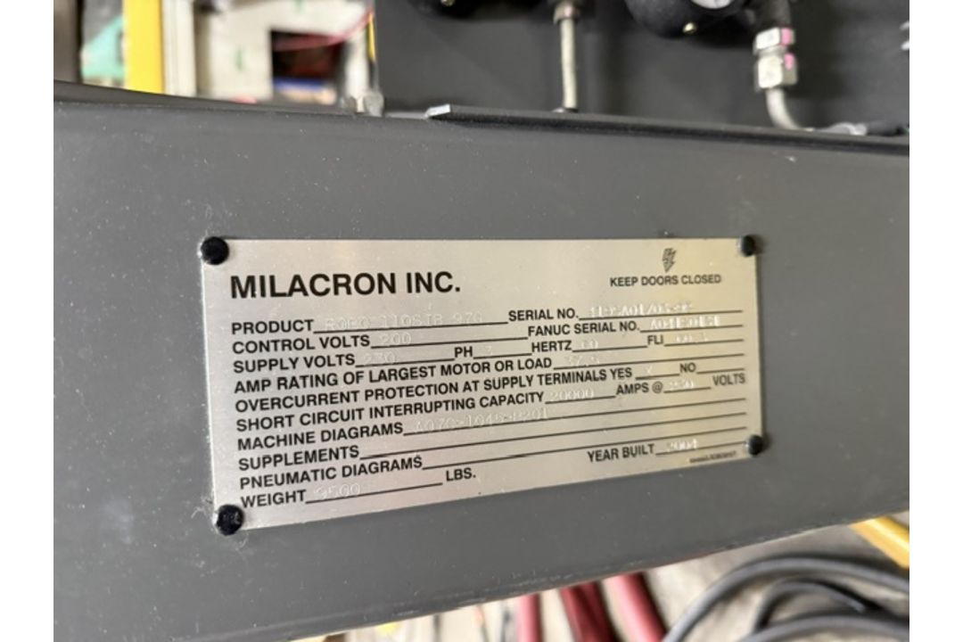 Milacron (Fanuc) Roboshot 110 Ton All-Electric Injection Molding Press - Image 5 of 5