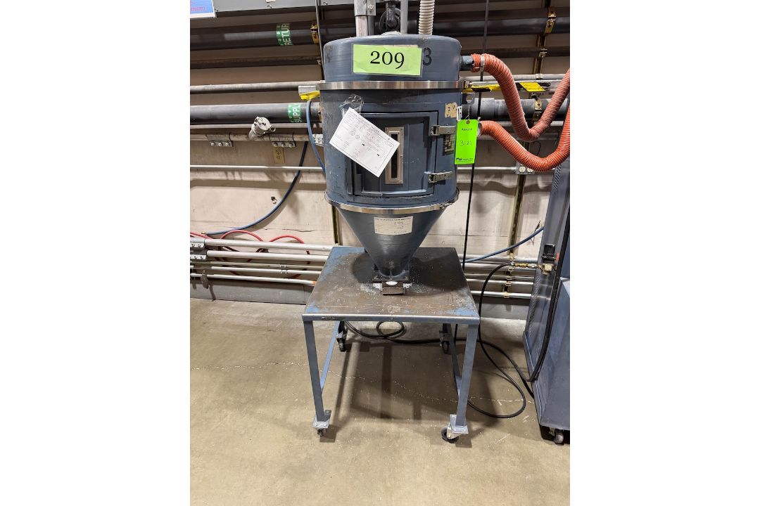 Whitlock 150 Lb Drying Hopper on Caster Stand - Image 1 of 6