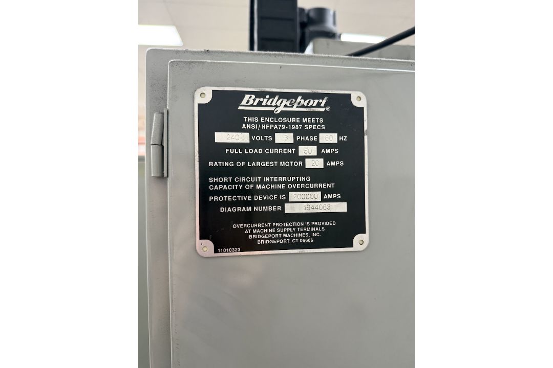 Bridgeport CNC Vertical Machining Center - Image 6 of 9
