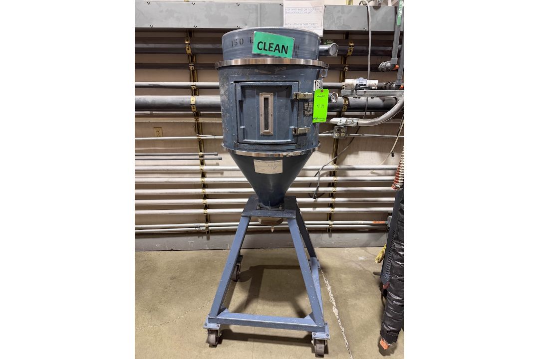 Whitlock 150 Lb Drying Hopper on Caster Stand - Image 1 of 6
