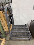 Rolling Work Platform w/Handrail